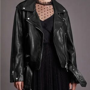 All Saints Estae Biker Leather Jacket